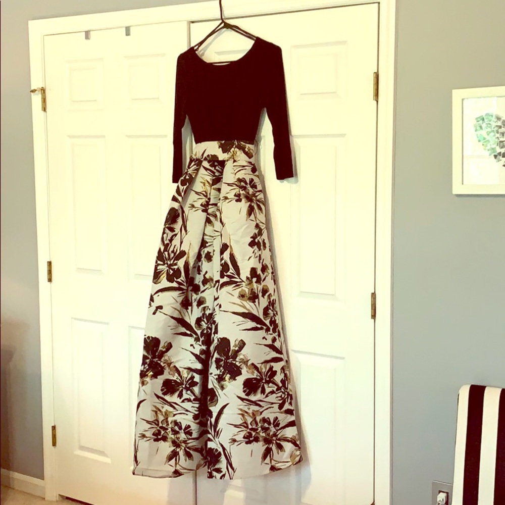 Eliza J Black Tie Dress